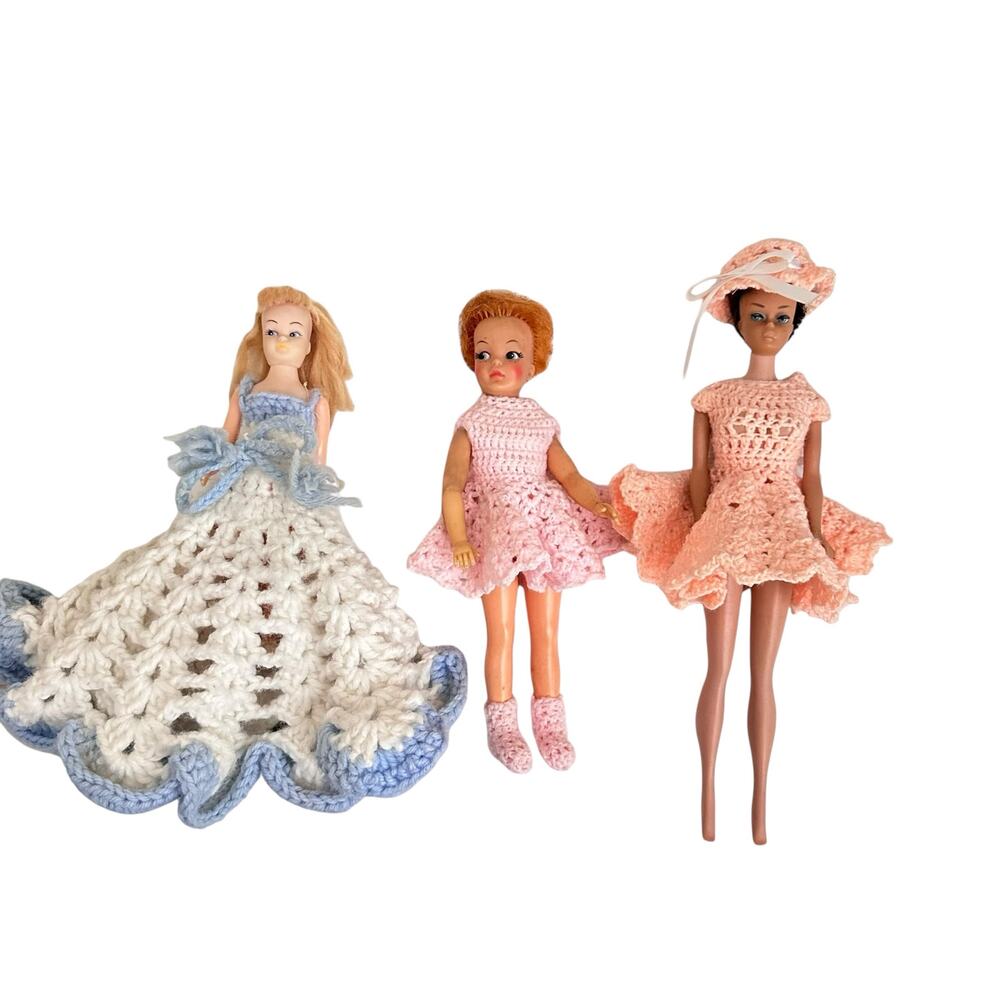 Vtg 1960s Barbie Midge Doll Lot Mattel Ideal Toy Corp TLC Restoration Craft Set